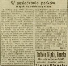 Od świtu do zmierzchu, 1924
