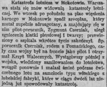 Katastrofa lotnicza w więzieniu, 1924