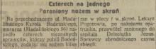 Czterech na jednego, 1924