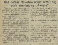 Ptak Awjata, 1925