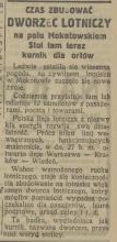 Kurnik dla orłów, 1925