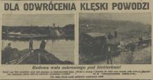 Budowa wału, 1925