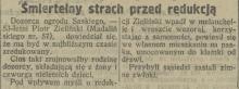 Strach przed redukcją, 1925