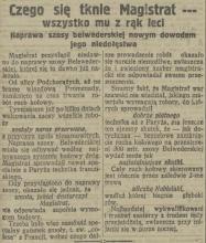 Naprawa Belwederskiej, 1925