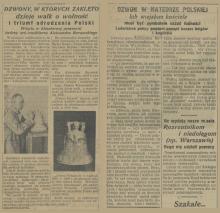 Dzwon polski, 1925