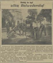 Być Belwederską, 1925