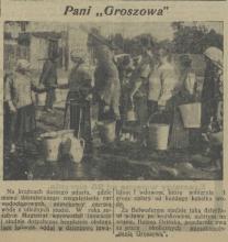 Pani Groszowa, 1925