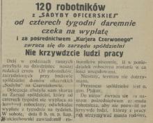 Nie krzywdzcie ludzi pracy, 1925