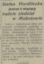 Hordliczka siedzi, 1925