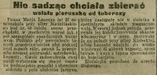 Wolała pietruszkę. Kradzieże. 1925