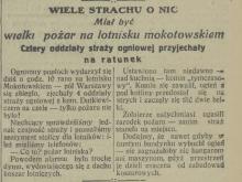 Miał być pożar, 1925