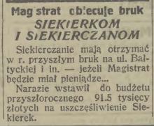 Magistrat obiecuje, 1925