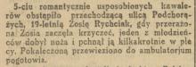 Romantyczni z Podchorążych, 1925