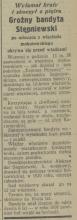 Wyłamał kraty i skoczył, 1925