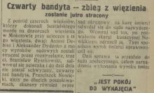 Ucieczka z "Mokotowa", 1926