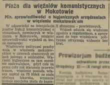 Wygody dla komunistów, 1926