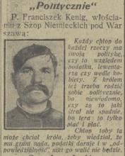 Politycznie, 1926