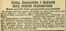 Towarzystwo obniża składkę, 1926