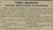 Darwinista, 1926