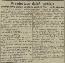 Zawody na Siekierkach, 1926