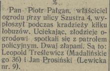 Wypłoszenie łobuzów, 1926