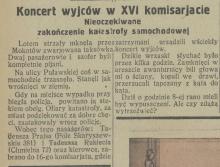 Koncert wyjców, 1926