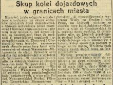 Skup kolei, 1927