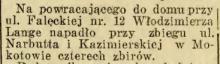 4 zbirów, 1927