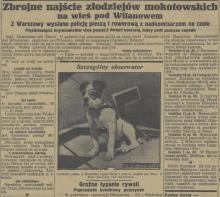 Najście  na Zbarż, 1927