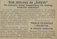 Dom zbiorowy, 1927