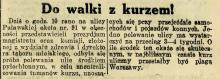 Walka z kurzem, 1927