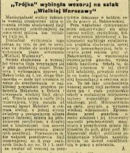 Trójka, 1927