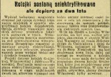 Elektryfikacja