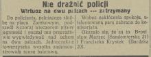 Wirtuoz z Sandomierskiej, 1927