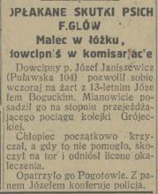 Opłakane skutki, 1927