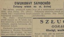 Dwukonny samochód. 1928