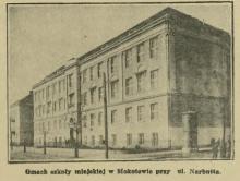 Nowa szkoła. Narbutta 14. 1929.