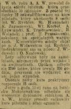 Szkoła lotnicza na Polu Mokotowskim. 1929.