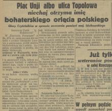 Gdzie Idzikowskiego? Propozycje. 1929.