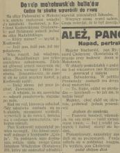 Taksówka do rowu, 1929