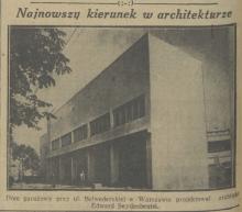 Dom garażowy, 1930