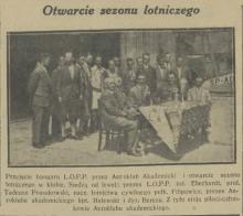 Otwarcie sezonu, 1930