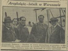 Arcyksiążę - lotnik, 1930