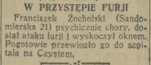 W przystępie furji, 1930