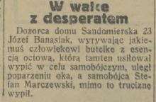 W walce z desperatem, 1930