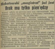Magistrat malowany, 1930