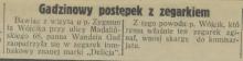 Ona mu zegarek, 1931