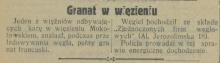 Granat w więzieniu, 1931