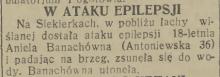 Atak epilepsji, 1931