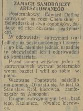 Zamach aresztowanego, 1931